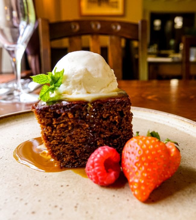 Sticky toffee pudding